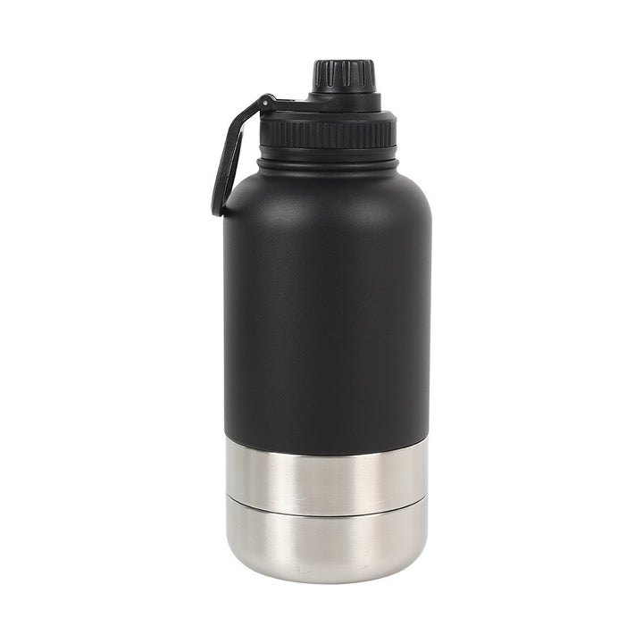 Unisex Pet Travel Water Bottle with Removable Bowl