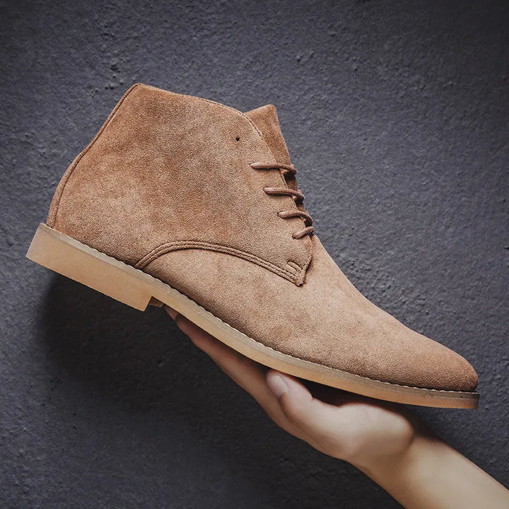 John Atlas men's durable rugged boots, stylish lace-up design with quality stitching. Perfect comfortable footwear for autumn.