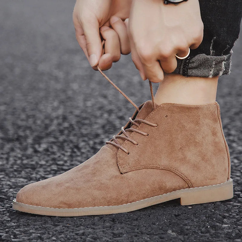 John Atlas men's rugged leather boots with classic lace-up design. Comfortable, durable footwear for casual & stylish wear.