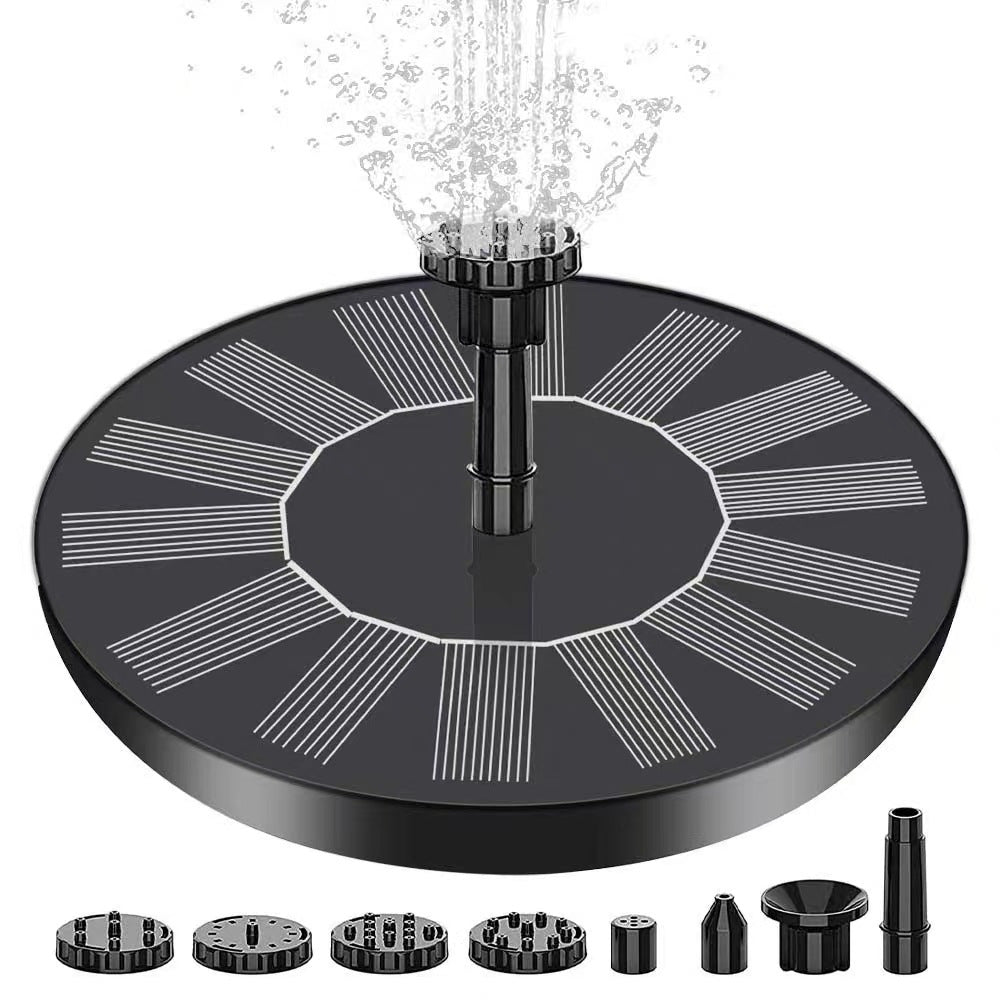 Solar Powered Floating Water Fountain Pump for Bird Bath & Pond