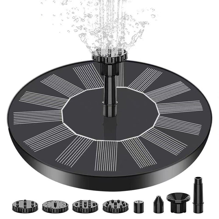 Solar Powered Floating Water Fountain Pump for Bird Bath & Pond