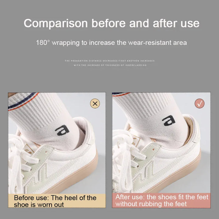 Unisex shoe accessories: heel comfort pads for blister prevention & pain management.