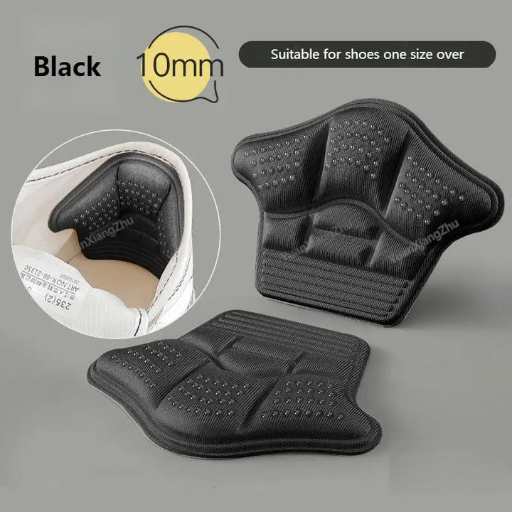 All-day comfort heel cushions for shoes, ideal for foot pain and blister prevention.