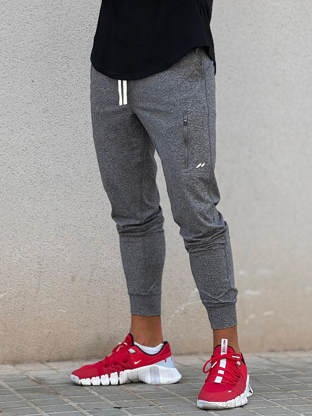 Ultimate comfort men's stretch joggers; gymwear and casual pants for active men.