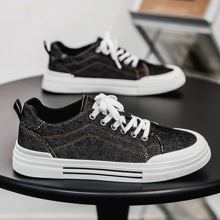 Comfortable men's daily wear footwear, stylish urban sneakers for walking & street style.