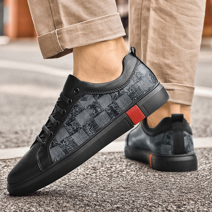 Signature men's sneakers, engineered for ultimate cushioned comfort and modern urban style.