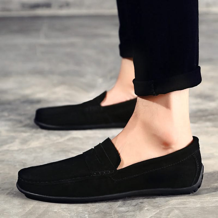 All-season men's Hudson loafers, comfortable slip-on footwear for everyday elegance & versatile men's fashion.