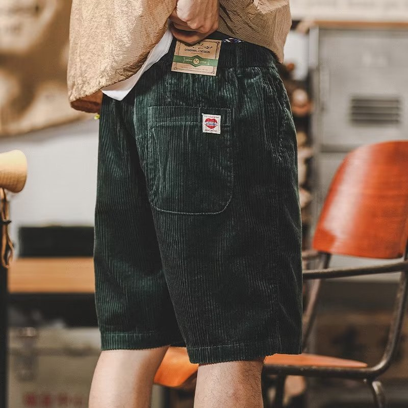 Off-white relaxed men's drawstring shorts, designed for everyday comfort and casual summer style.