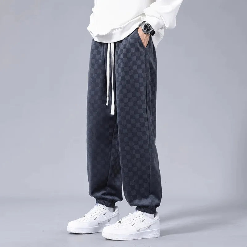 Unisex relaxed fit joggers in ultra-soft fabric, perfect for casual comfort & active loungewear.
