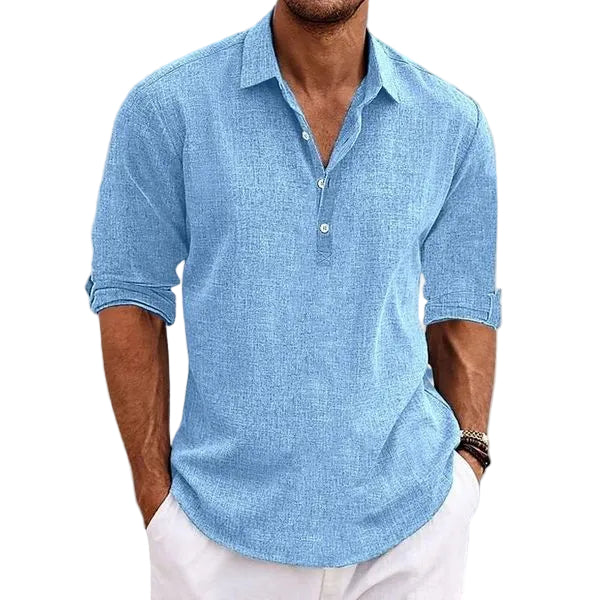Men's breathable performance polo shirt for summer. Lightweight & comfortable, perfect for casual or active wear.