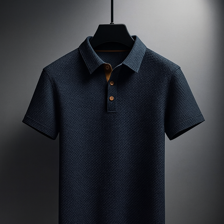 Verona Breeze men's polo. Enjoy lightweight comfort, breathability, & stretch for a stylish, easy-to-wear summer shirt.