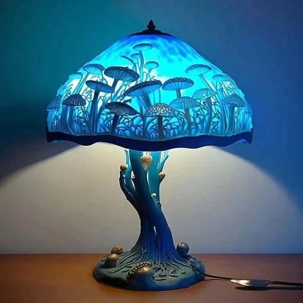 Serene mosaic light, perfect for relaxation, adding a touch of exotic beauty and warm ambient glow.