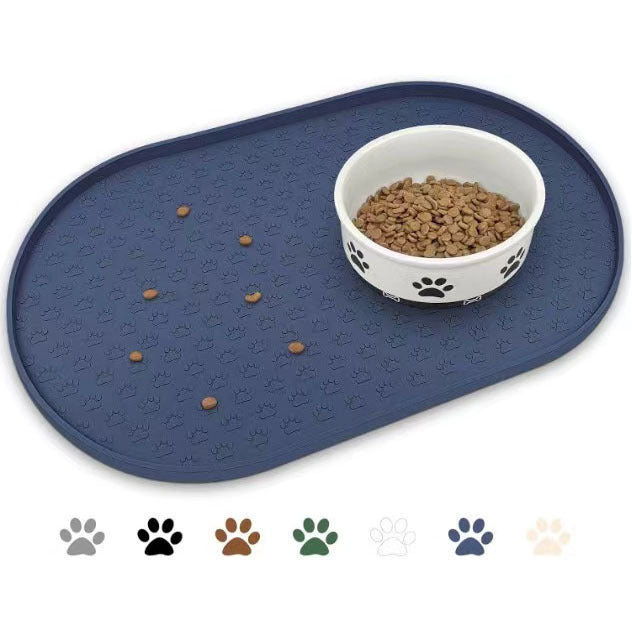 Pet Feeding Mat with Non-Slip Surface & Spill Protection