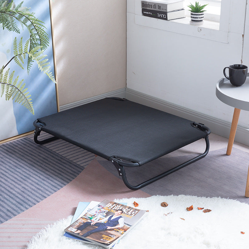 Unisex Folding Elevated Pet Bed for Dogs & Cats