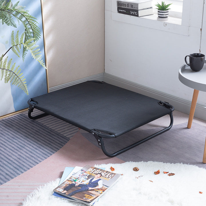 Unisex Folding Elevated Pet Bed for Dogs & Cats