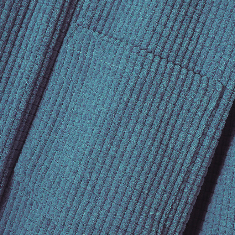 Everyday Brooklyn textured hooded jacket for men & women. Casual button-up style, great for spring/fall fashion.