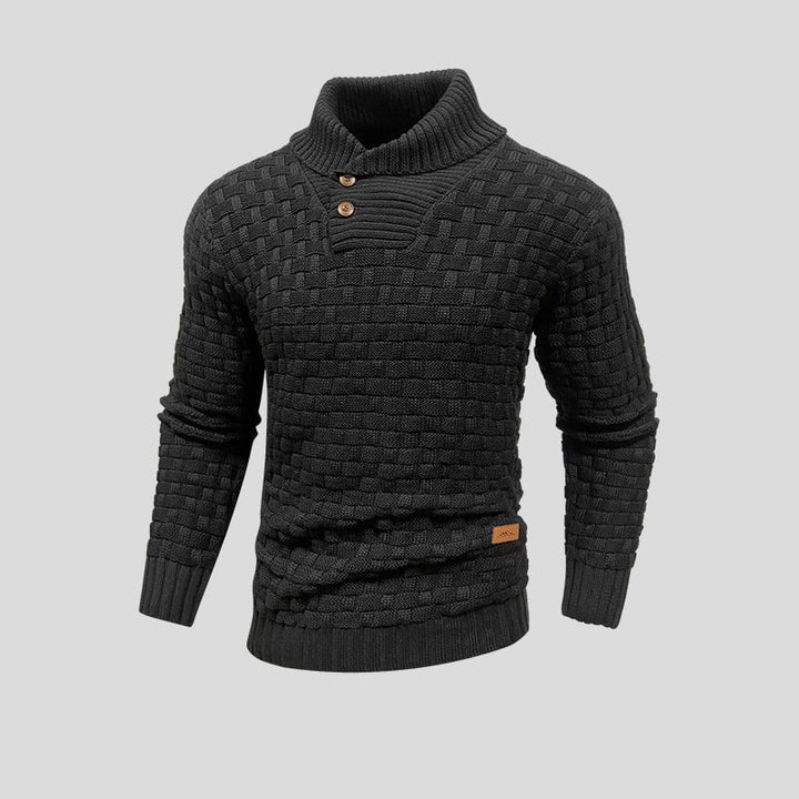 Men's cozy Oslo sweater in a stylish knit, perfect for winter comfort and fall fashion.