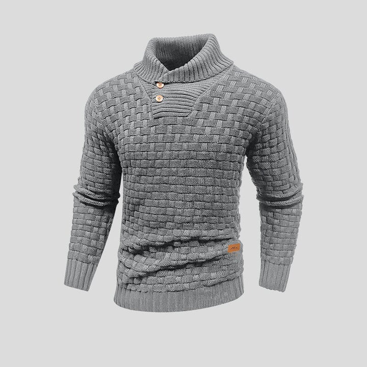 Versatile men's Oslo sweater, great for casual everyday wear or stylish winter layering.