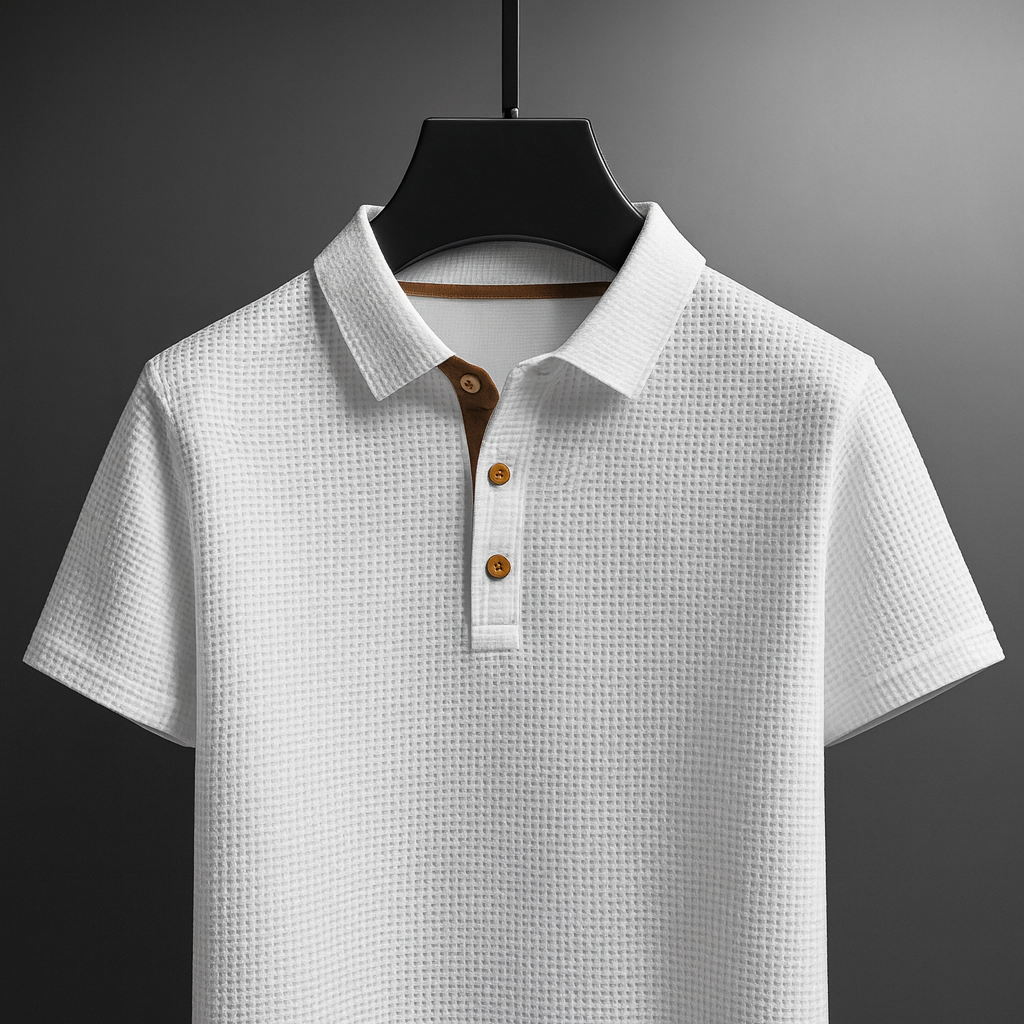 Casual men's Verona Breeze polo in a comfort fit. Ideal for summer, office, or everyday wear with its breathable design.