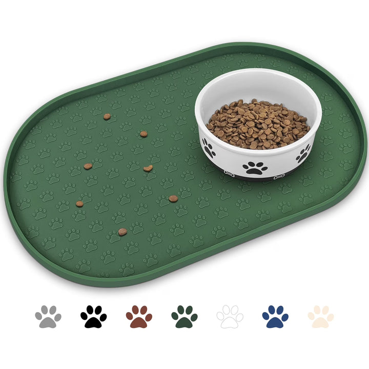 Pet Feeding Mat with Non-Slip Surface & Spill Protection