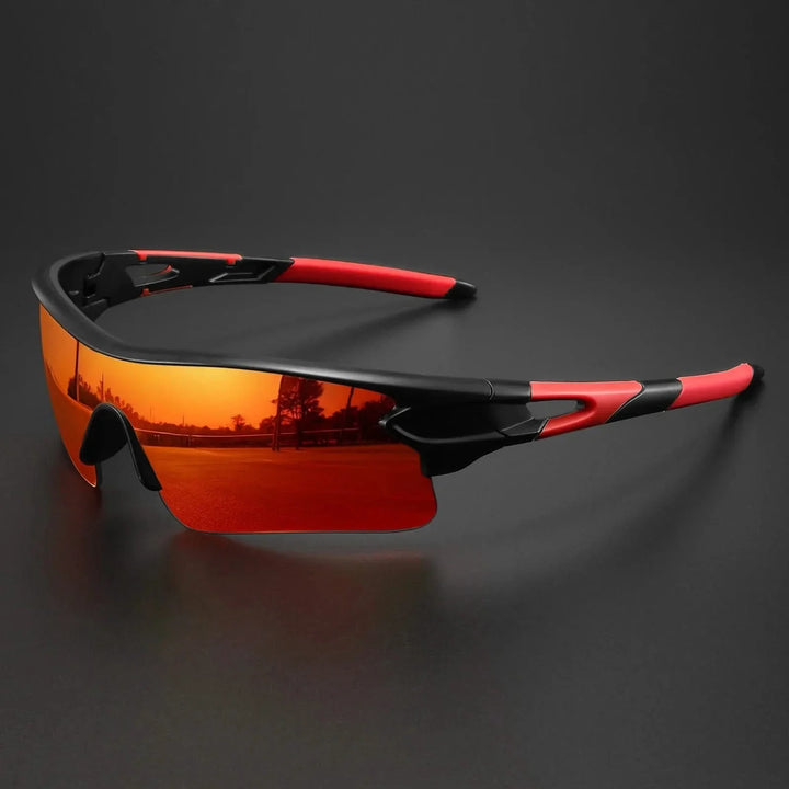 Blue men's sport sunglasses. Lightweight & offering UV protection for an active, performance-driven lifestyle.