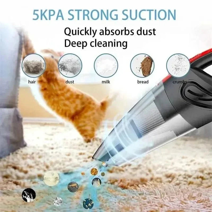 Lightweight handheld vacuum for quick home cleaning tasks. Cordless & portable dust buster for everyday messes.