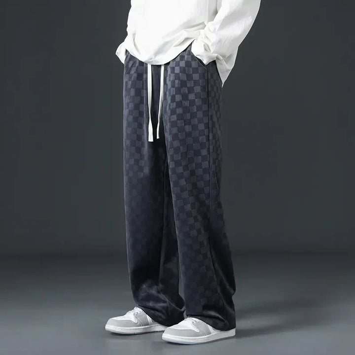 Cozy, ultra-soft fleece sweatpants for unisex relaxed fit, ultimate comfort in loungewear.