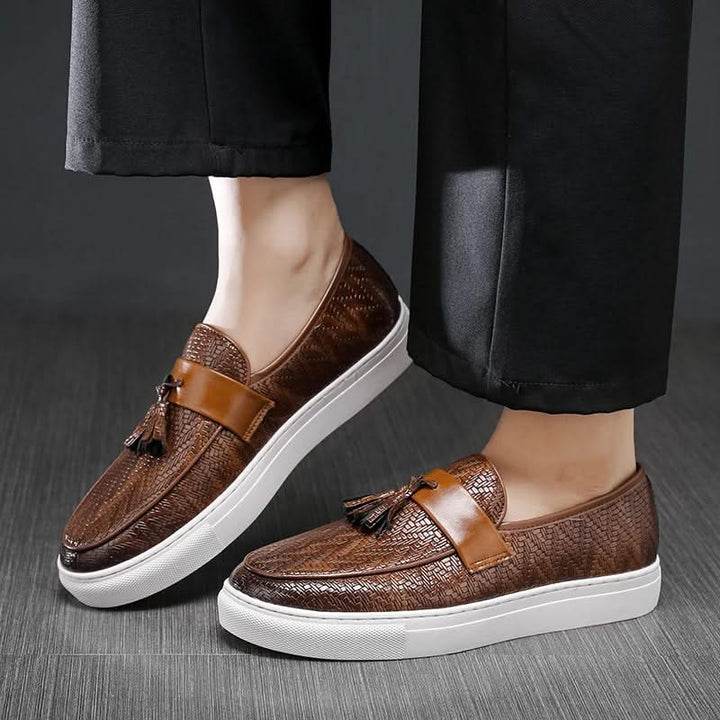 Men's Marcelli Tassel Loafers, comfortable slip-on shoes for versatile everyday wear & mens fashion.