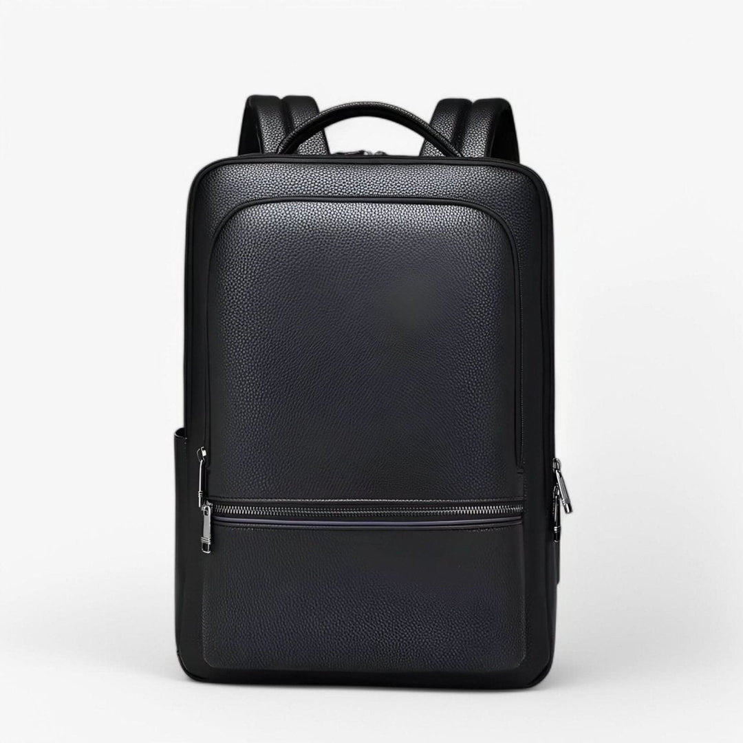 Minimalist travel laptop backpack with integrated USB port, perfect for work & everyday carry.