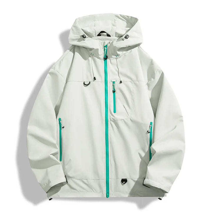 Windbreaker men's Ridge activewear jacket with zip-up design. Essential lightweight outerwear for sports and casual use.