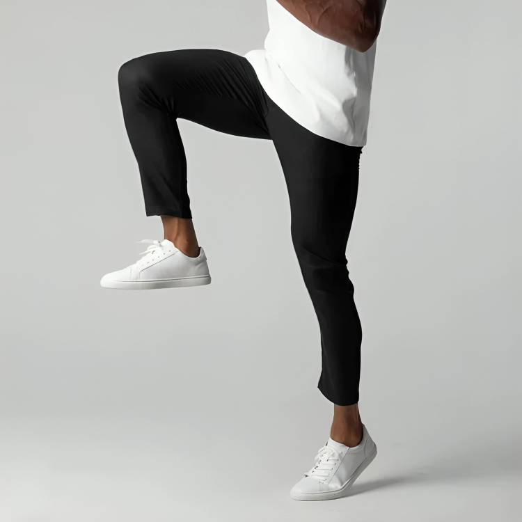 Versatile men's stretch chinos, slim fit design for all-day comfort, perfect for casual & smart casual.