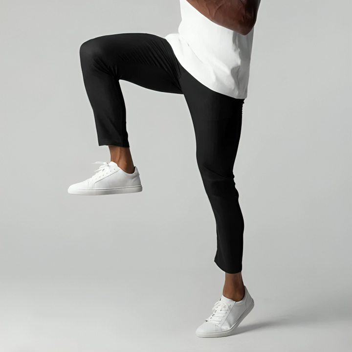 Versatile men's stretch chinos, slim fit design for all-day comfort, perfect for casual & smart casual.