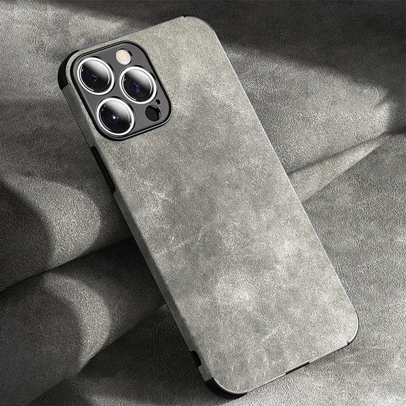 Vibrant blue iPhone case with a sleek, slim design. Durable shockproof cover for robust phone protection and style.