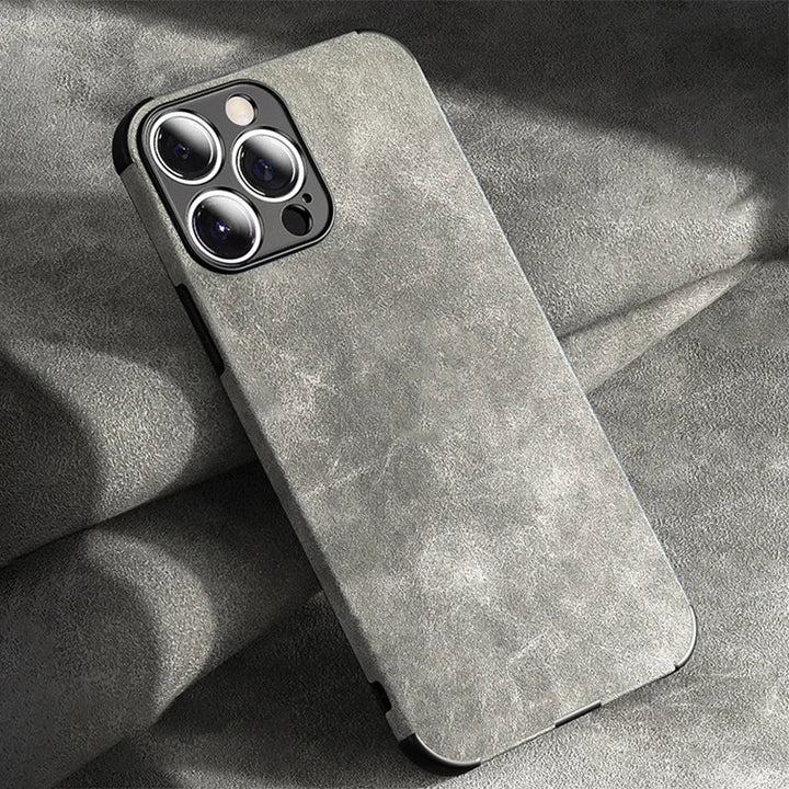 Vibrant blue iPhone case with a sleek, slim design. Durable shockproof cover for robust phone protection and style.