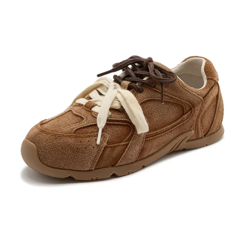Comfortable men's casual sneakers with durable design, double lace, perfect for walking and daily wear.