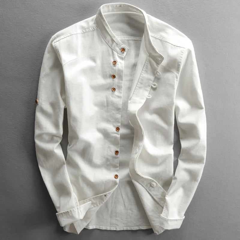 Premium men's Japan style shirt, designed for a modern tailored fit and oriental elegance.