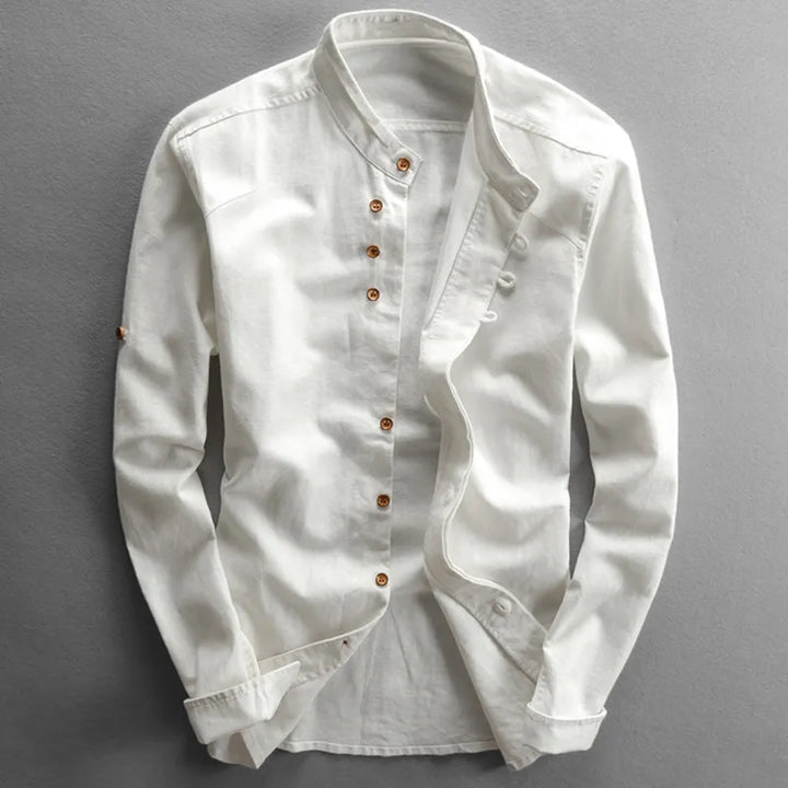 Premium men's Japan style shirt, designed for a modern tailored fit and oriental elegance.