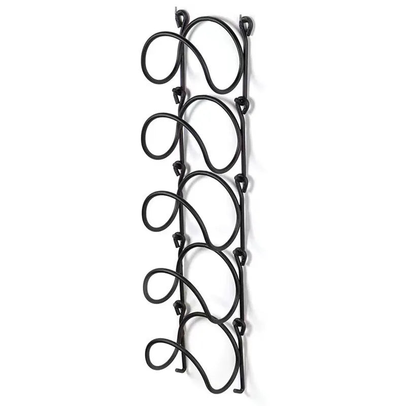 Stylish wrought iron multi-layer towel rack, perfect for spa bathroom decor & efficient towel storage. Rustproof design.
