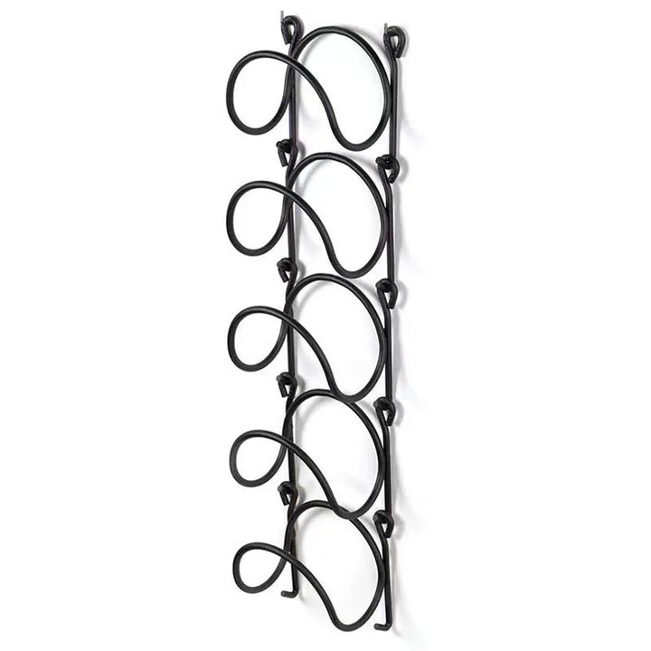 Stylish wrought iron multi-layer towel rack, perfect for spa bathroom decor & efficient towel storage. Rustproof design.