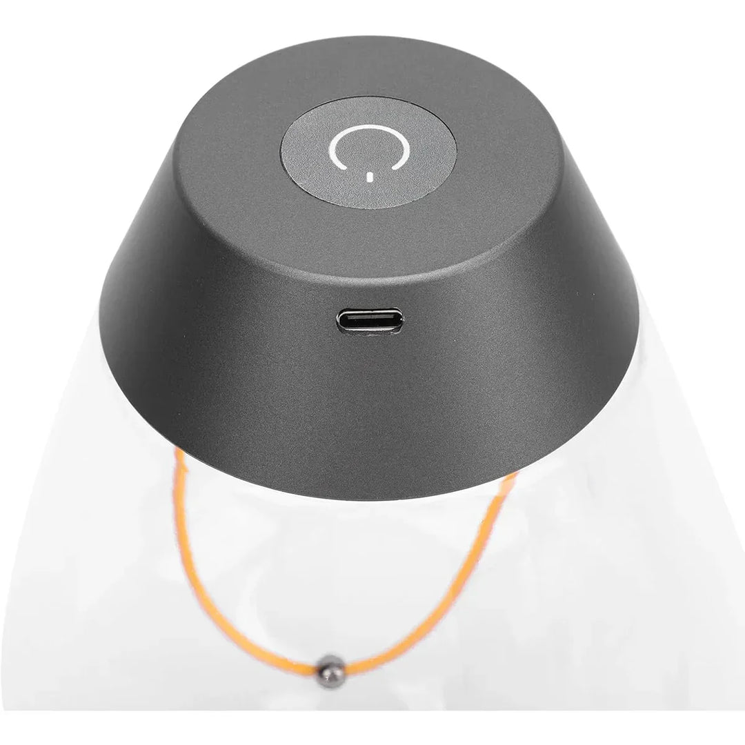 Stylish cordless rechargeable LED table lamp; dimmable warm white light for versatile modern home lighting.