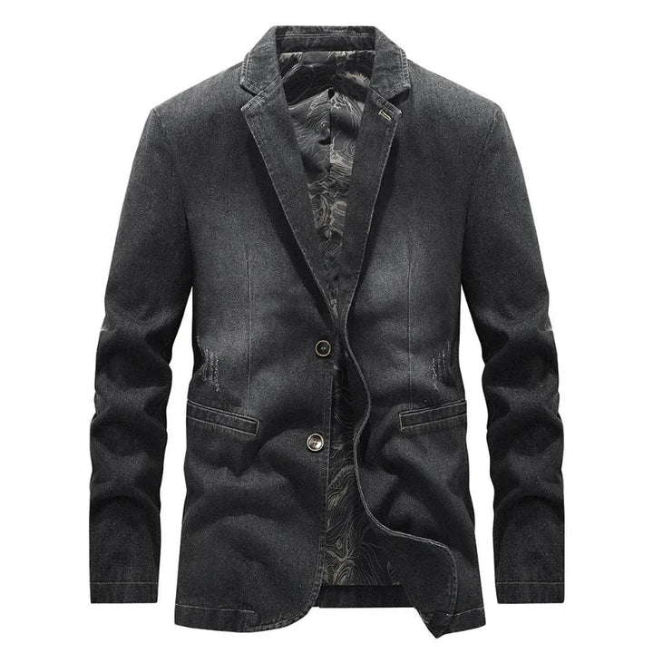 Stylish man wearing a rugged Men's Classic Tyler Jacket, a versatile layering piece for men's fashion.