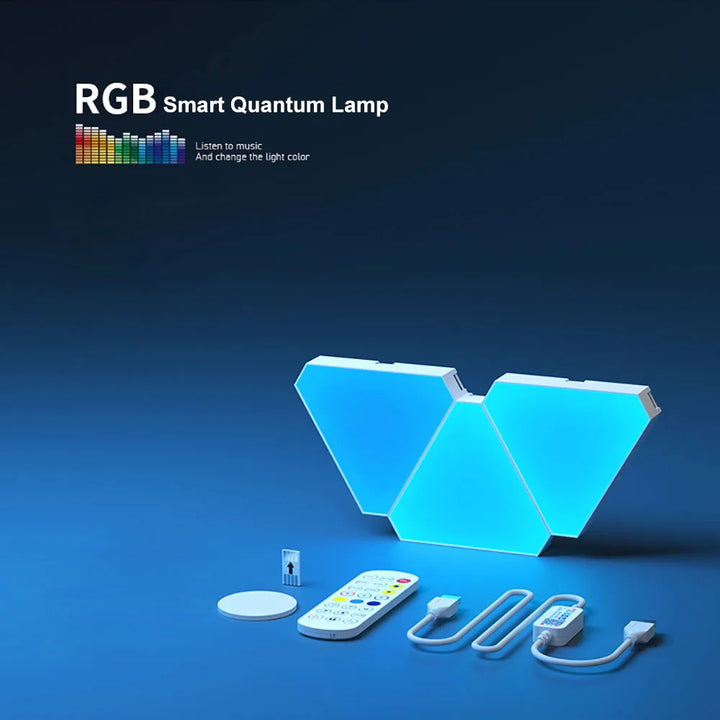 Music sync RGB LED wall panels for an interactive and dynamic home decor.