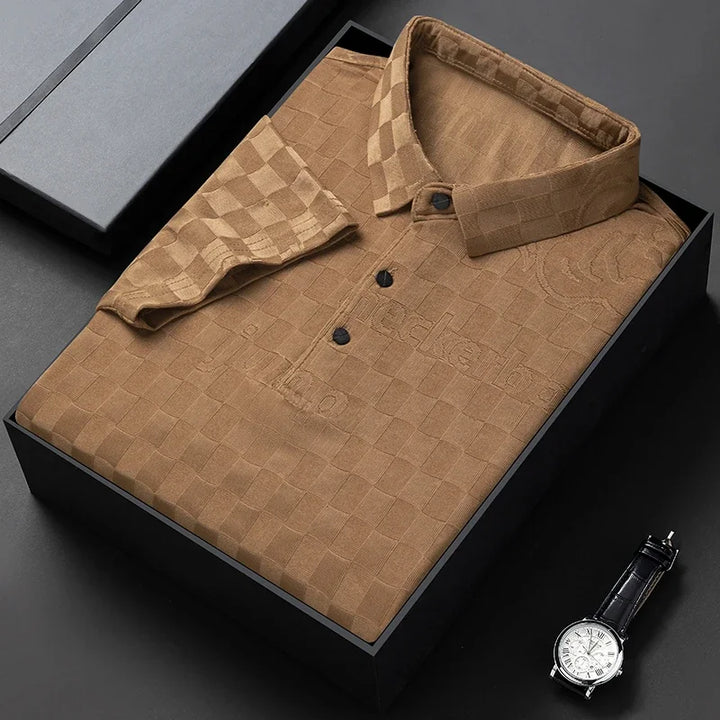 Classic men's comfort polo shirt. Versatile collared top for everyday style & essential men's fashion.