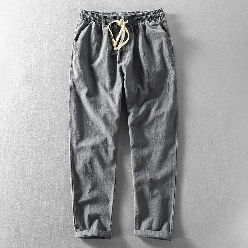 Easy care men's casual Zen trousers with a relaxed fit, great for comfortable everyday fashion.