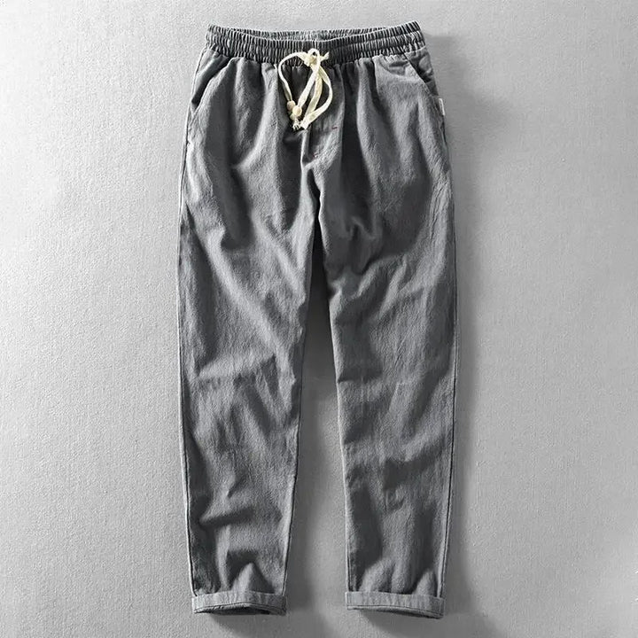 Easy care men's casual Zen trousers with a relaxed fit, great for comfortable everyday fashion.