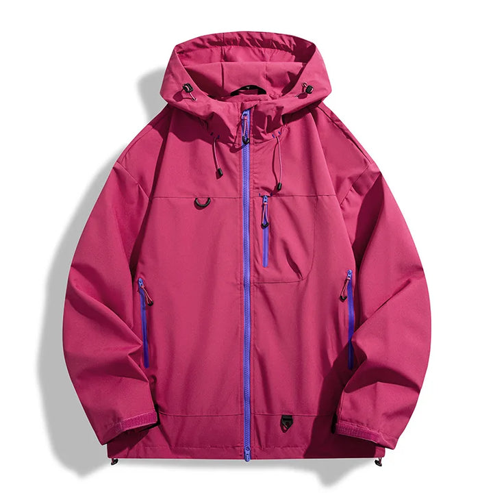 Men's Ridge all-weather jacket: water-resistant, windproof, lightweight, and versatile for hiking and outdoor activities.