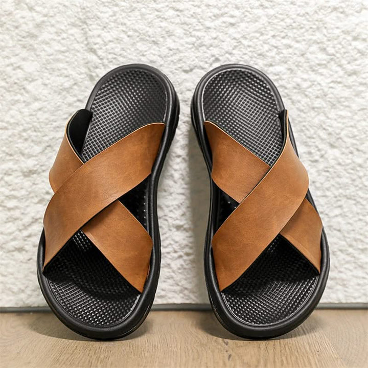 Men's classic strappy comfort sandals for everyday wear. Durable & supportive summer footwear.