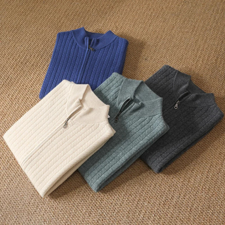 Men's soft knit crewneck sweater, a cozy and stylish staple for any winter wardrobe.