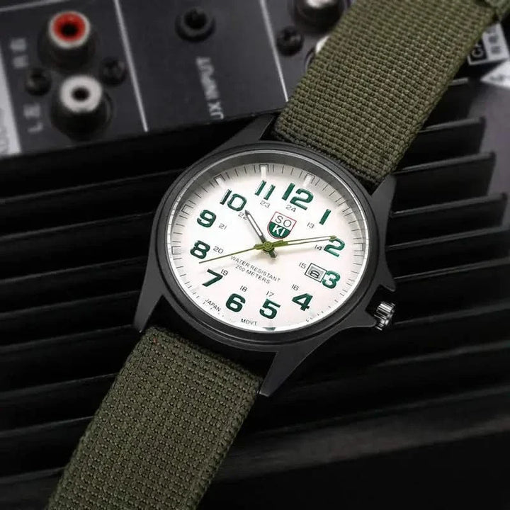 Durable Vanguard unisex sport watch, waterproof & built for adventure, perfect as an everyday outdoor timepiece.