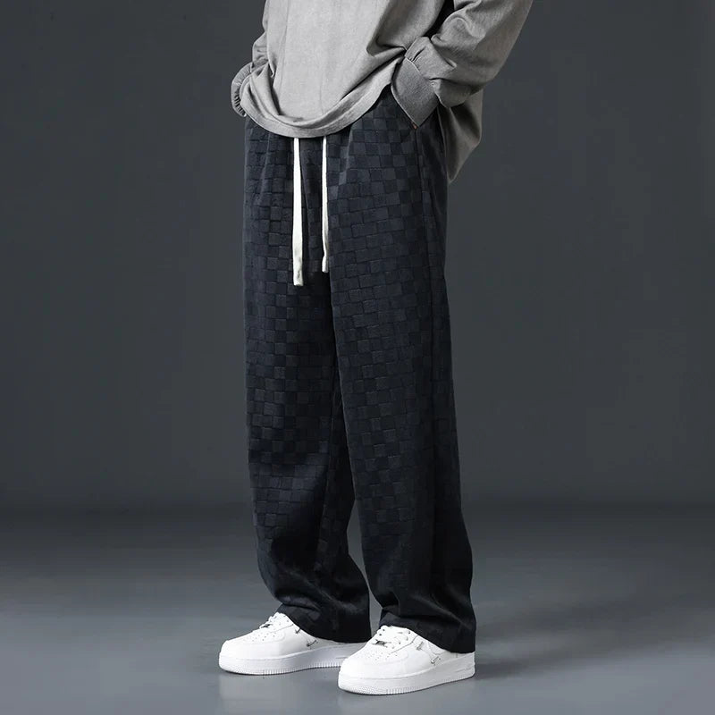 Loose fit unisex sweatpants, ultra-soft fabric, ideal for comfortable lounging or casual activities.